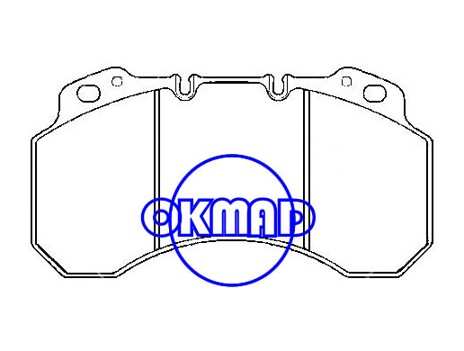 IVECO EuroCargo Brake pad OEM:06903006-0 FDB1159 GDB5071 WVA:29099, FW29099
